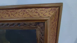 Cuadro La Santa Cena metal antiguo