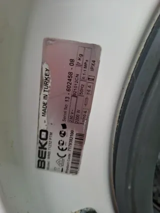 Lavadora Beko 7kg A++