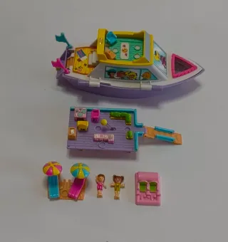 Barco Polly Pocket Fun Cruise 1997 Bluebird Mattel
