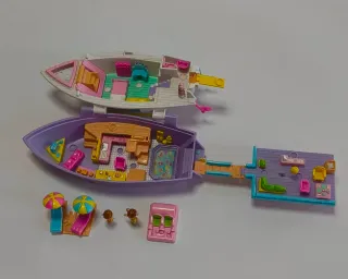 Barco Polly Pocket Fun Cruise 1997 Bluebird Mattel