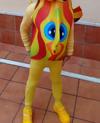 Disfraz de pez colorido