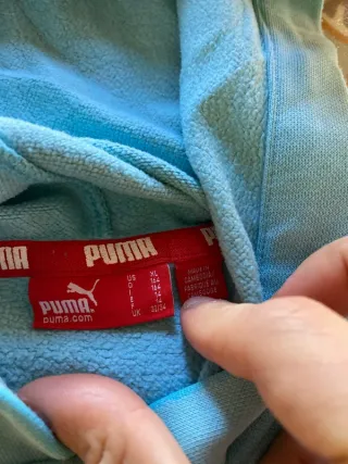 Sudadera Puma Azul Y2K Retro
