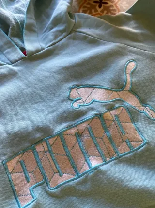 Sudadera Puma Azul Y2K Retro