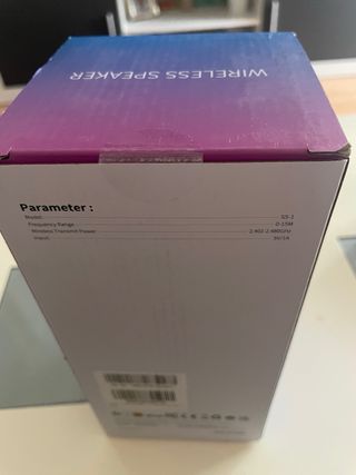 Altavoz potente nuevo sin abrir