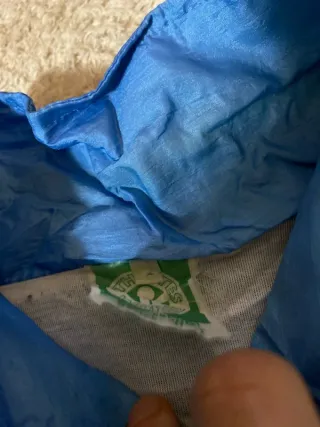 Chaqueta deportiva retro azul vintage 90s