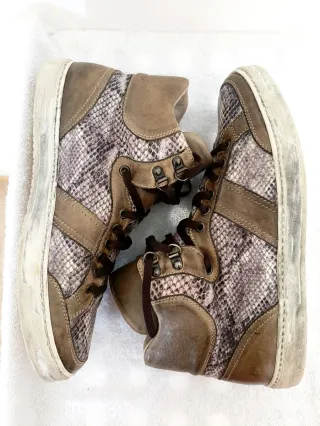 Zapatillas León Monfrance Piel Serpiente Talla 42