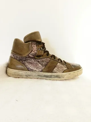 Zapatillas León Monfrance Piel Serpiente Talla 42