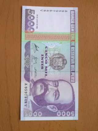 Billete del Perú II