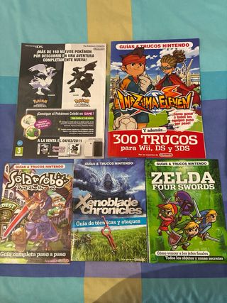 Lote 5 Revistas Pokémon Nintendo Acción