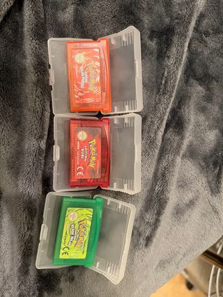 Pack 3 Juegos Pokémon GBA