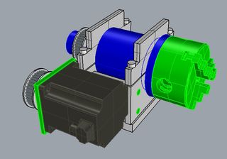 CNC Torno de metal sobremesa