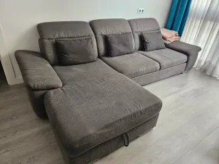 Sofá cama cherlon con arcón para almacenaje