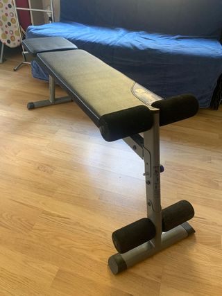 Pack Gimnasio Casa: Banco Domyos ABS 500 + Kit Pes