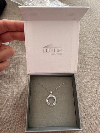 Colgante Lotus Silver Aro Circonitas