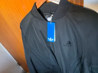 Chaqueta Bomber Adidas Negra Nueva