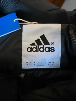Chaqueta Bomber Adidas Negra Nueva
