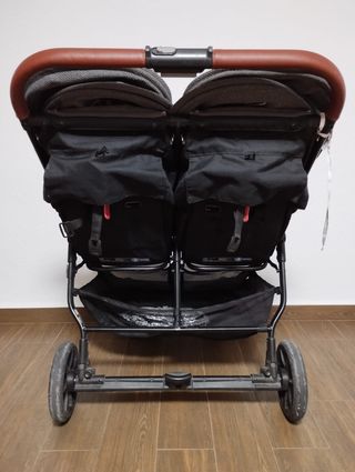 Carro Gemelar Jané con 2 Capazos