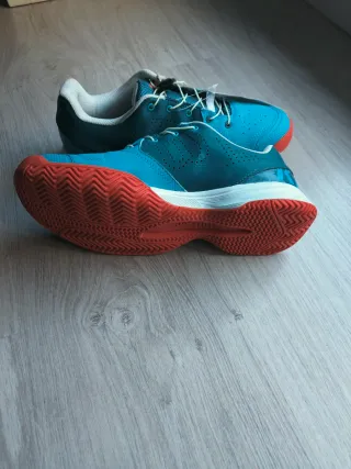 Zapatillas Tenis Niño Wilson Azul Naranja talla 39