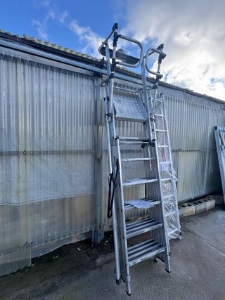 Escalera Profesional Aluminio plataforma