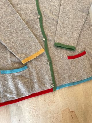 Cárdigan Benetton 80% Lana Virgen