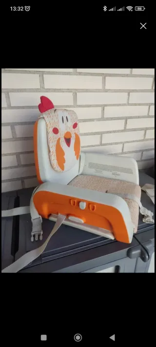 Trona de viaje plegable