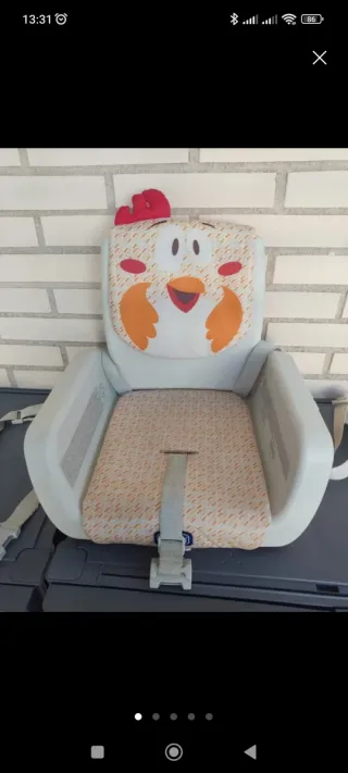 Trona de viaje plegable