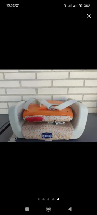 Trona de viaje plegable