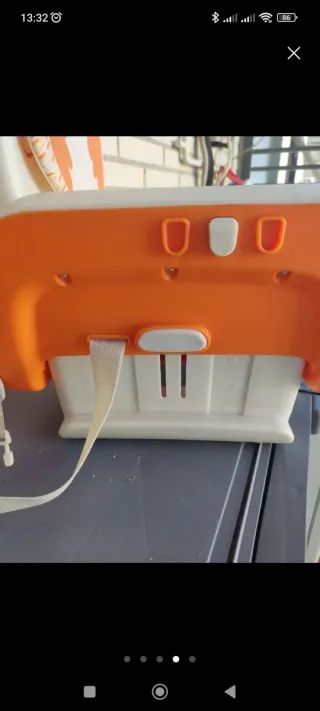 Trona de viaje plegable