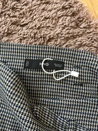 Falda Mango tablas cuadros