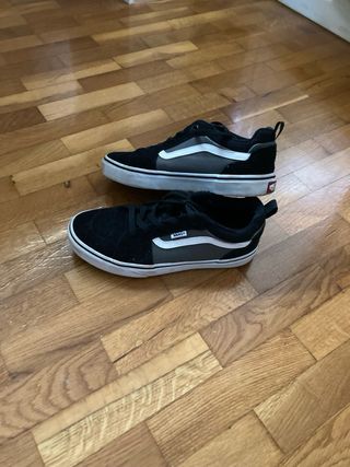 Vans Old Skool Negras y Grises Talla 38