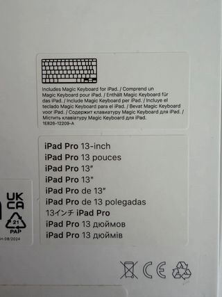 Magic Keyboard para iPad Apple Negro