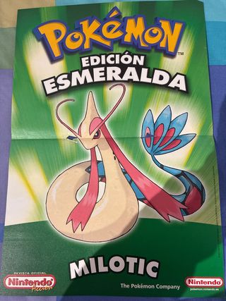 Póster Pokémon Esmeralda Milotic Pinsir