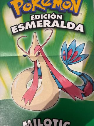 Póster Pokémon Esmeralda Milotic Pinsir