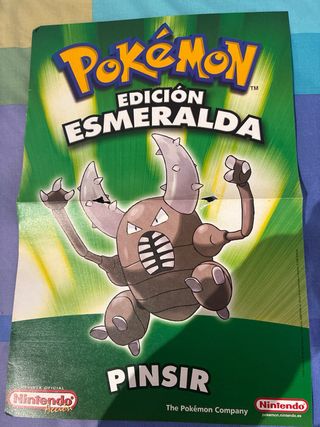 Póster Pokémon Esmeralda Milotic Pinsir