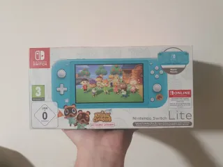 Nintendo Switch Lite Animal Crossing + 12m Online