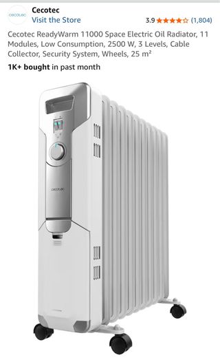 Cecotec Calefactor Eléctrico ReadyWarm 11000