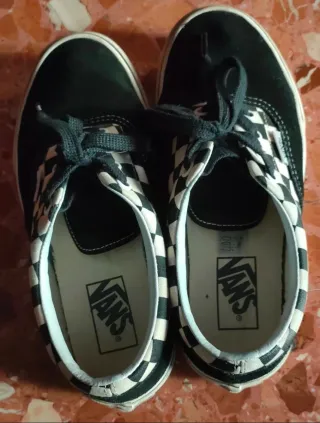 Zapatillas Vans Checkerboard Negras