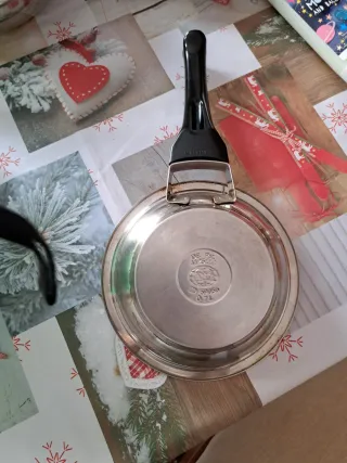 Sartén AMC Negra y Plateada