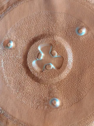 Plato giratorio cristal microondas