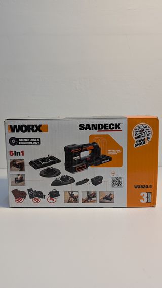 Lijadora WORX Sandeck 20V PowerShare 5 en 1