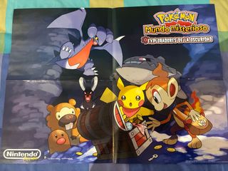 Póster Pokémon Mundo Misterioso Exploradores