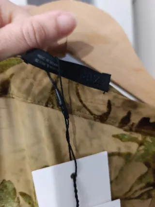 Vestido largo Zara estampado