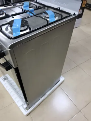 Cocina Gas Nevir Inox + Horno