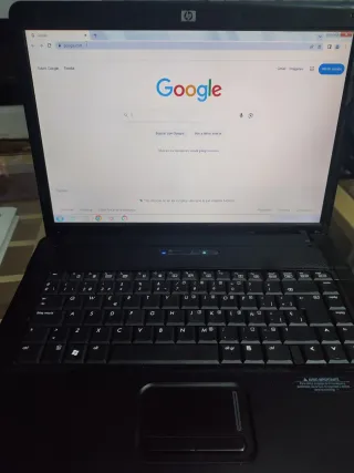 Ordenador portátil HP Negro.