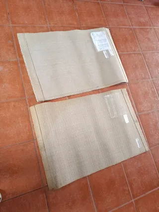 2 Alfombrillas Langsted Ikea Beige