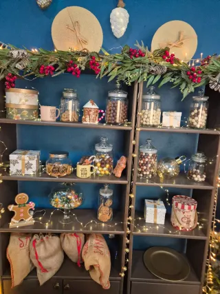 Un escenario Navidad Bomboneria vintage