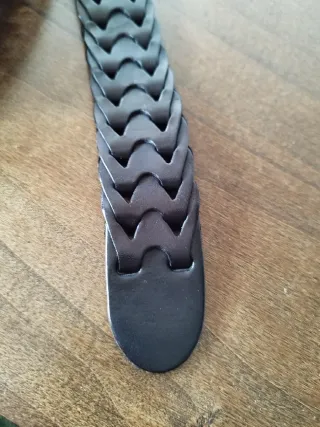 Cintura El Campero pelle intrecciata vintage