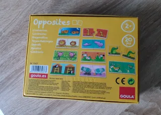 Puzzle Goula Opuestos 20 piezas