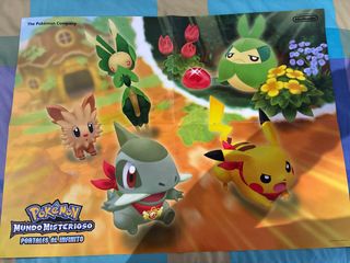 Póster Pokémon Mundo Misterioso Portales Infinito