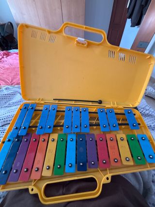 Xilófono con baqueta